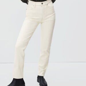 Everlane Cheeky Jeans - White Size 28